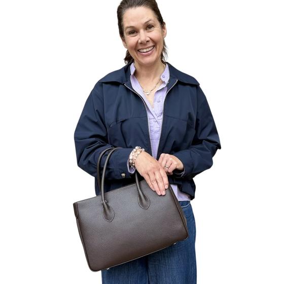 Maxima Handtasche mittel braun dunkelbraun