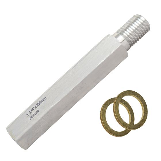 1 ¼&Prime; Verlängerung <br> aus Aluminium <br> Nutzlänge 100 - 400 mm