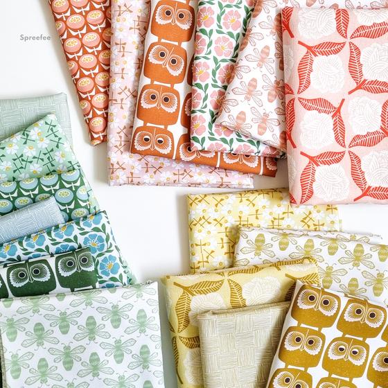 Fat Quarter Bundle Sweet Floral Scent Loes van Oosten