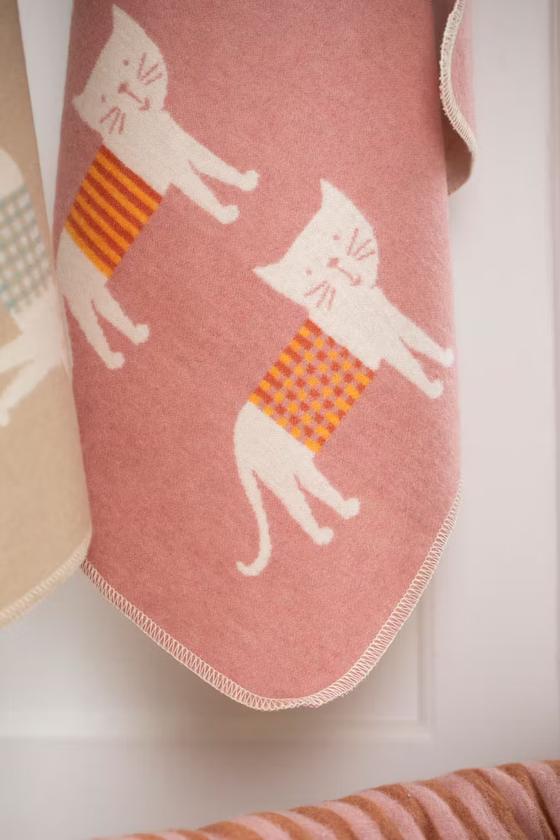 David Fussenegger Babydecke Katzen Rouge