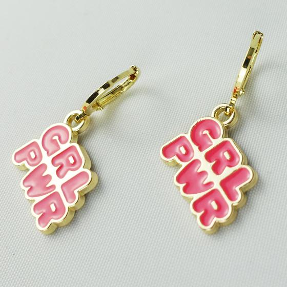 goldmarie GIRL POWER Ohrringe - gold-pink