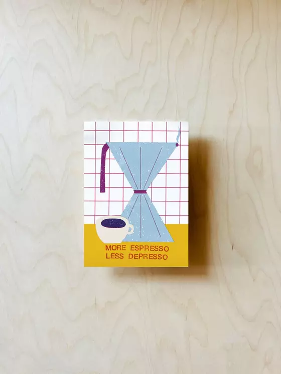 Espresso, Postkarte von jungwiealt