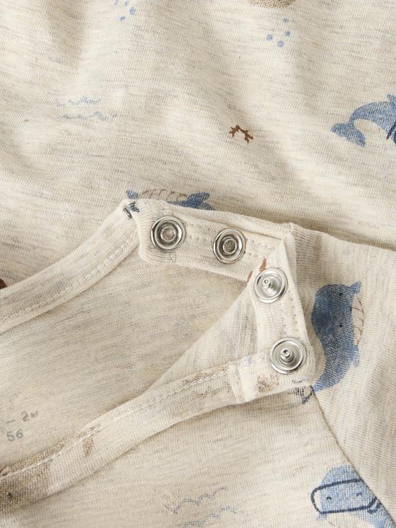 Name It Body Langarm Whale Peyote Melange