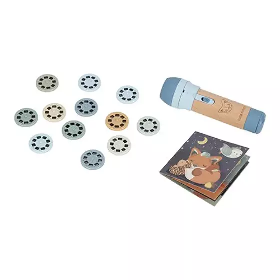 Little Dutch Geschichtenprojektor Taschenlampe Blau