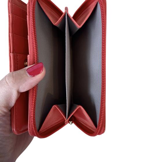 Mandarina Duck Geldbörse, Börse, koralle