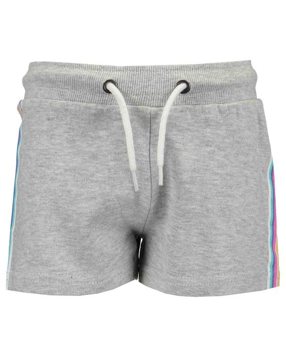 Sweatshorts mit bunter Seitennaht und Kordelgürtel, Baumwolle
