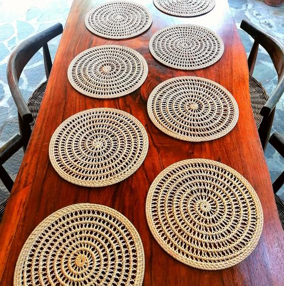 Tischset aus Rattan Lubang