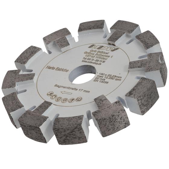 Diamant Frässcheibe für Fußbodenheizung <br> Ø 130 mm <br> harter Estrich