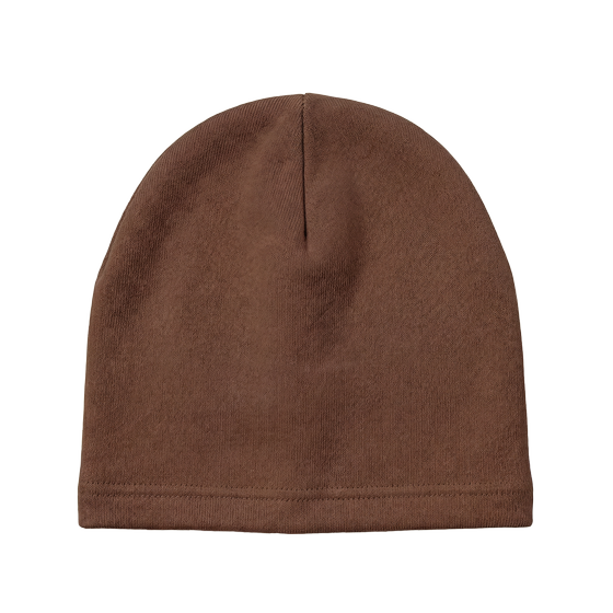 Sweat-Beanie, Biobaumwolle, GOTS-zertifiziert, brown