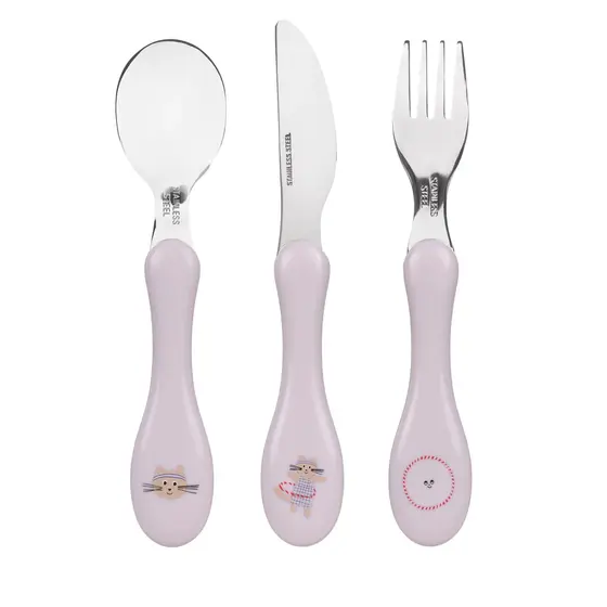 Lässig Kinderbesteck - Cutlery Tiny Team Katze