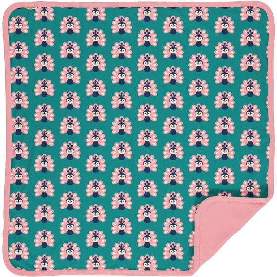 Babydecke "Peacock", Biobaumwolle, GOTS-zertifiziert