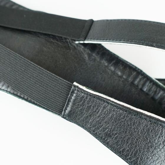 goldmarie Taillengürtel PURE schwarz-silber 
