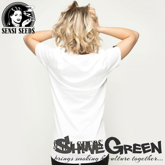 T-Shirt, Sensi Seeds®, Urban Long Tee, Weiß, Promo 1