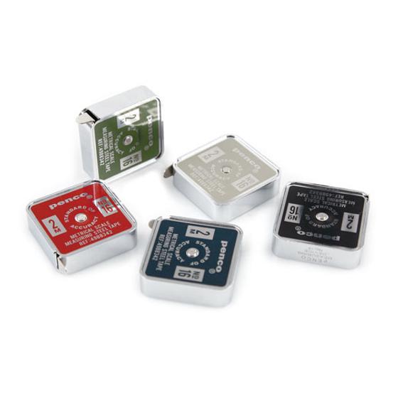 Penco Maßband Khaki Metric Scale, 2m