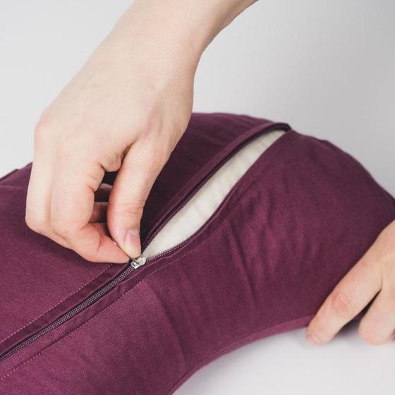 Lotuscrafts Yogakissen Halbmond Shanti Natur