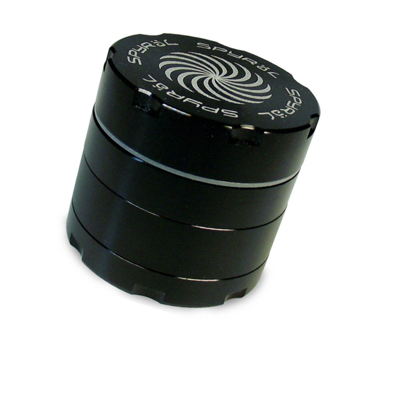 Grinder, Spyräl, Aluminium, Sieb, 40mm, alle Farben