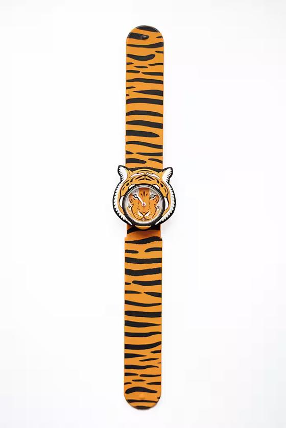 Times Pals by MAVA Kinder Armbanduhr Tiger - orange - schwarz