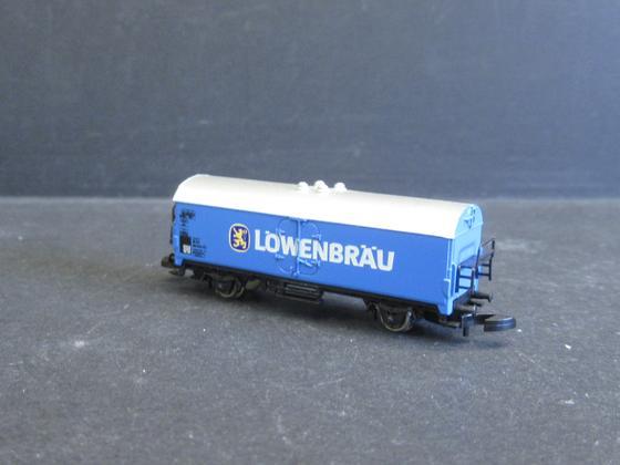 Märklin 8663 306 Kühlwagen Bierwagen Löwenbräu München DB blau EP IV Spur Z