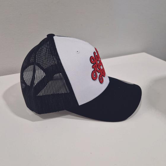Cap Volks-Rock'n'Roller schwarz/weiß