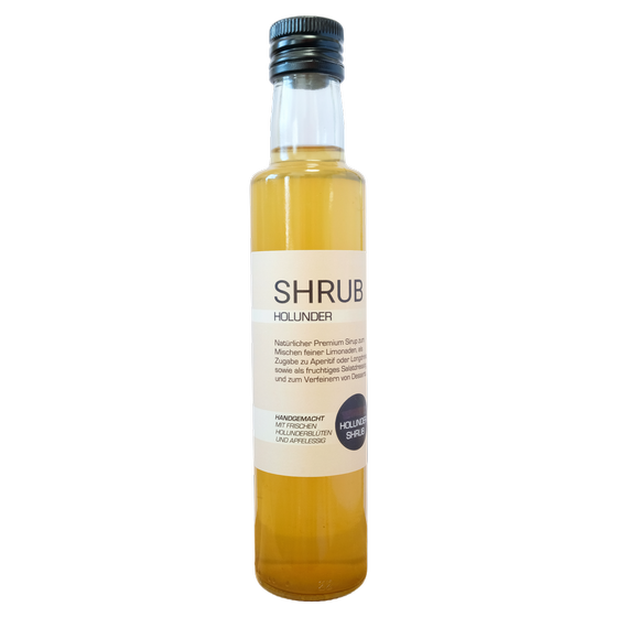 SHRUB - Holunder-- natürlicher Premium Sirup nach alter Tradition
