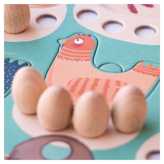 Londji Spiel Cluck, Cluck! The Fox! 