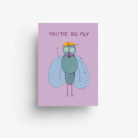 You are Fly Postkarte von jungwiealt