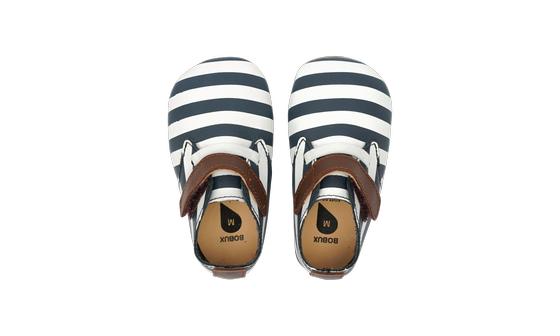 Lederschläppchen "Nautical Navy"