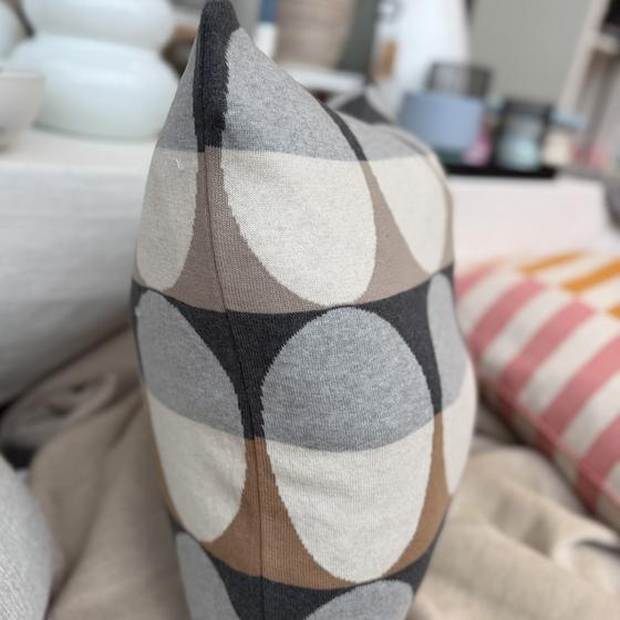 Funky Doris Kissenhülle OLIVIA natur grau beige