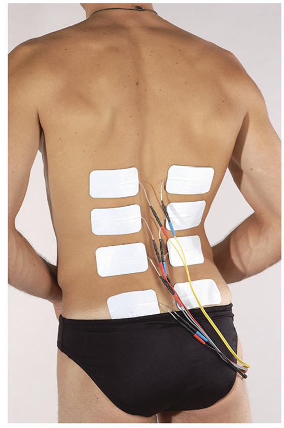STIMEX Klebeelektroden 50 x 130 mm * mit hypoallergetischem Gel  4Stk.