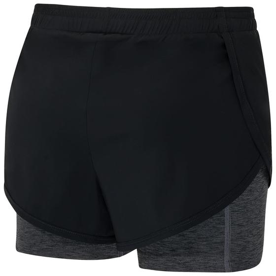 Kurze 2in1 Laufhose für Damen. Mit 4 Taschen.