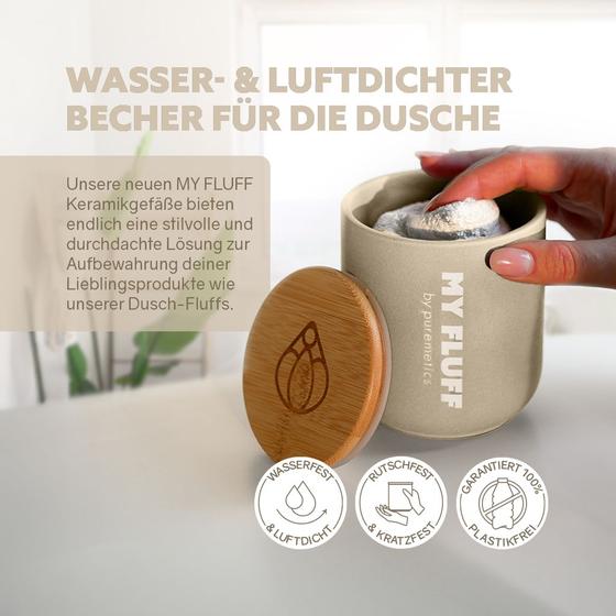 MY FLUFF Keramikgefäß 'sand