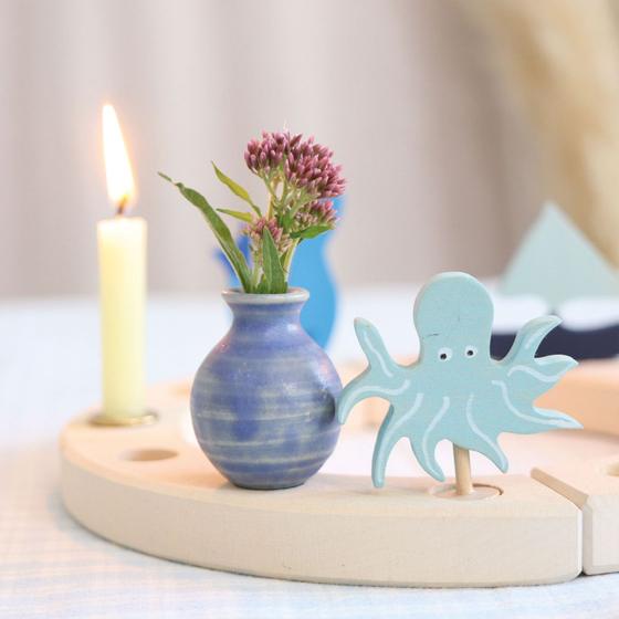 Grimm's Steckfigur Vase Blau