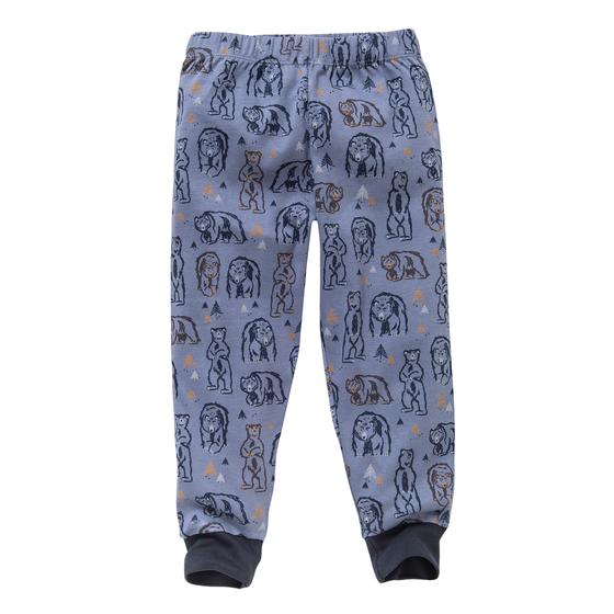 People wear Organic Pyjama Grizzly Rauchblau