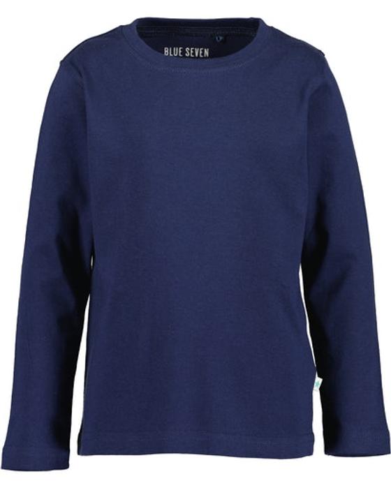 Basic-Shirt, Baumwolle, ultramarin