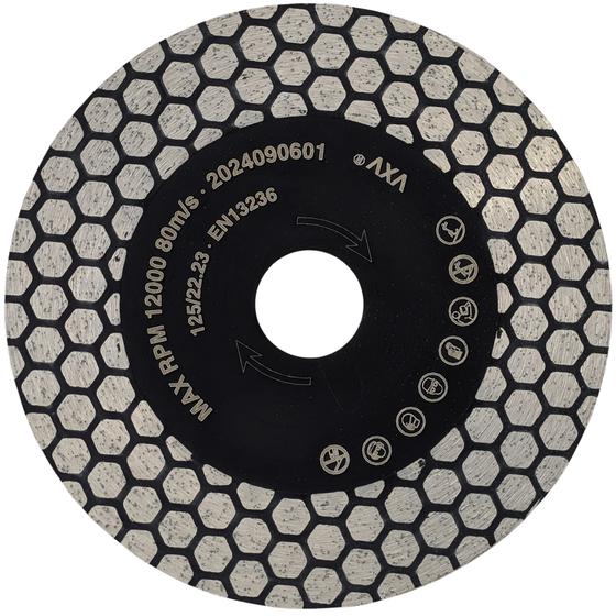 Diamant Trennscheibe für Fliesen Typ Jolly Cutter <br> Ø 125 mm <br> für Gehrungsschnitte im 45° Winkel
