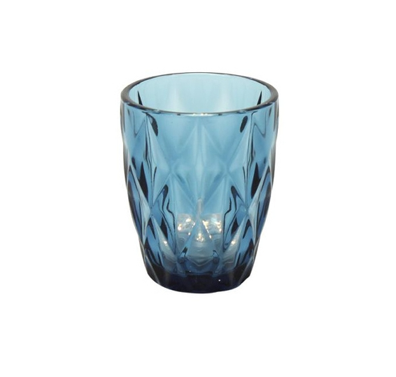 Glas | Wasserglas Basic - Blau 