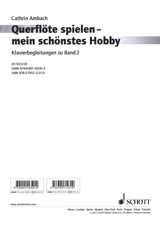 Querflöte spielen – 2 Klavbegl