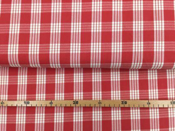 Robert Kaufmann Palaka Plaid rot