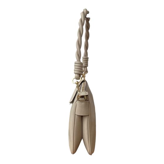 abro TWOFOLD Umhängetasche mit Einteilung, beige