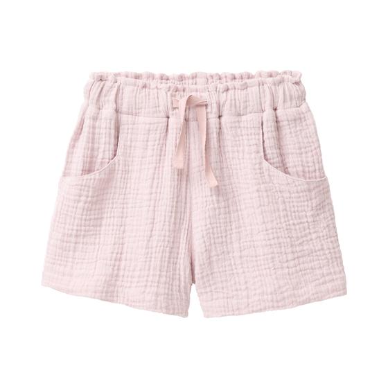 People wear Organic Musselin Shorts Blassviolett Uni