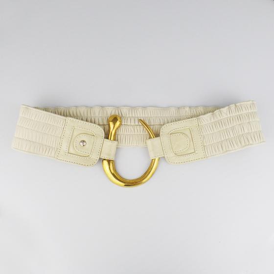 goldmarie Taillengürtel RING creme-brass