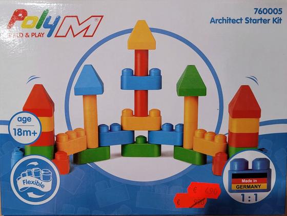 PolyM Bauklötze "Architect", Made in Germany