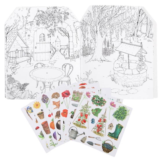 Moulin Roty Sticker Heft Le Jardinier