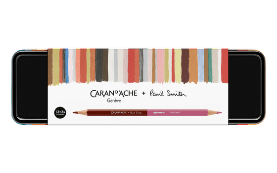 Set 12 Farbstifte Bicolor inklusiv Pinsel Paul Smith