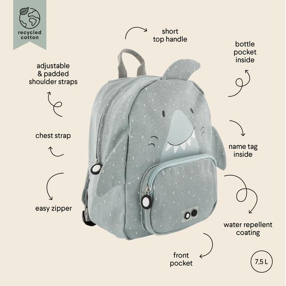 Trixie Rucksack Mr. Shark