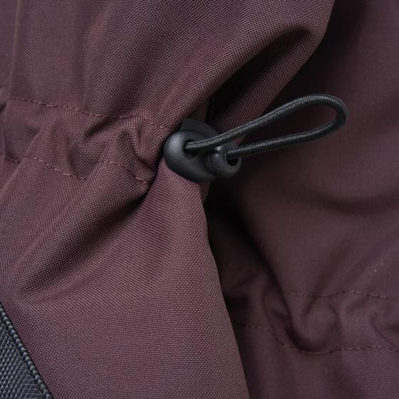 Footies, wasserdicht, BIONIC-FINISH® ECO, aubergine