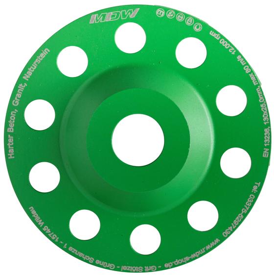 Diamant Schleifteller <br> Ø 130 mm <br> passend zu Festool <br> Beton hart