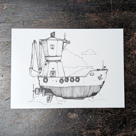 Postkarte - The Pott