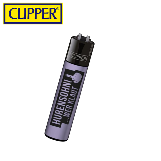Feuerzeug, CLIPPER®, Hurensohn, Lila
