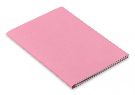 reinheft L - punktiert Notizheft, rosa
